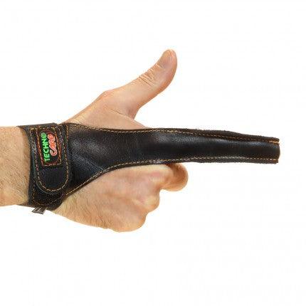 Напальчник для заброса из кожы M