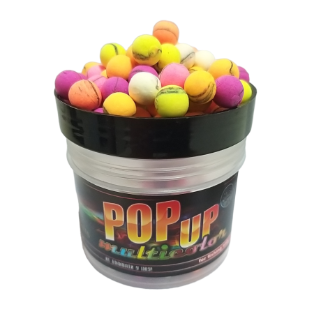 Бойлы плавающие Слива-Цветной микс — 8 мм.